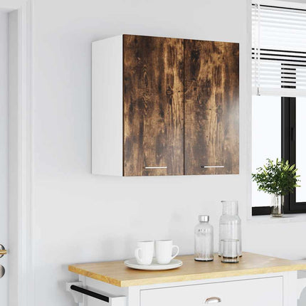 hængeskab "Lyon" røget eg 60x31x60 cm konstrueret træ
