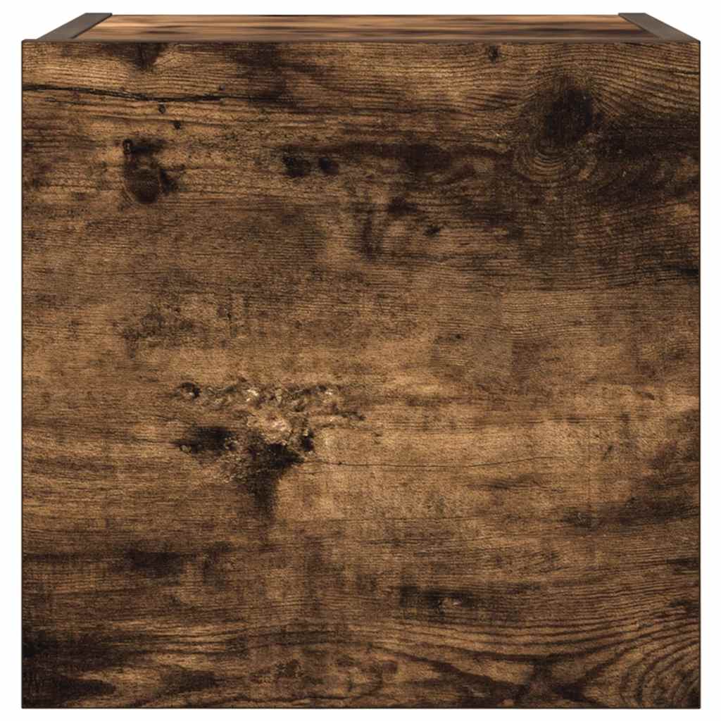 væghængte tv-skabe 4 stk. 30,5x30x30 cm røget egetræsfarve