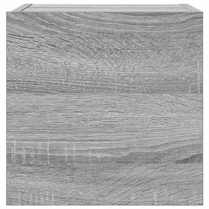 væghængt tv-skab 30,5x30x30 cm grå sonoma-eg