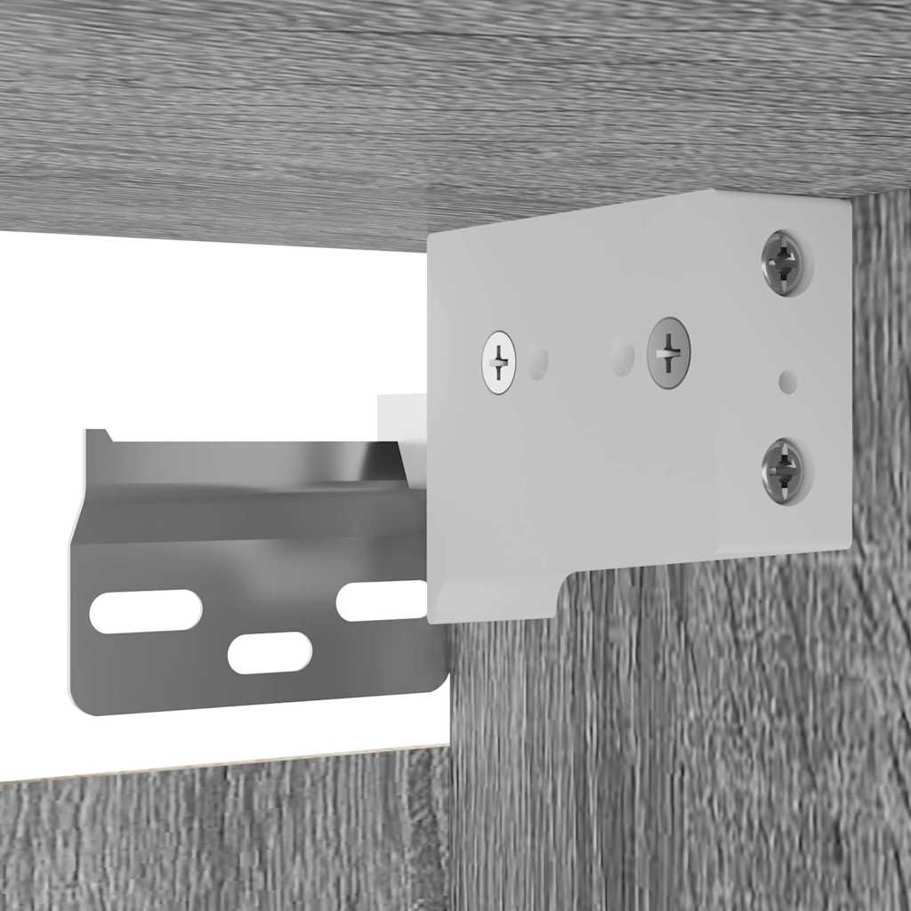 væghængt tv-skab 30,5x30x30 cm grå sonoma-eg