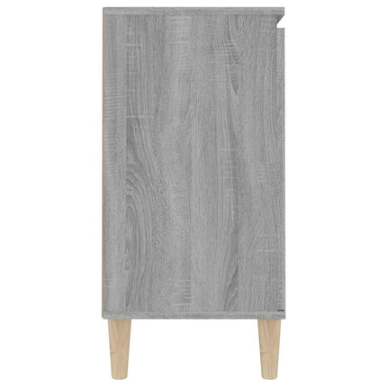 skænk 101x35x70 cm konstrueret træ grå sonoma-eg