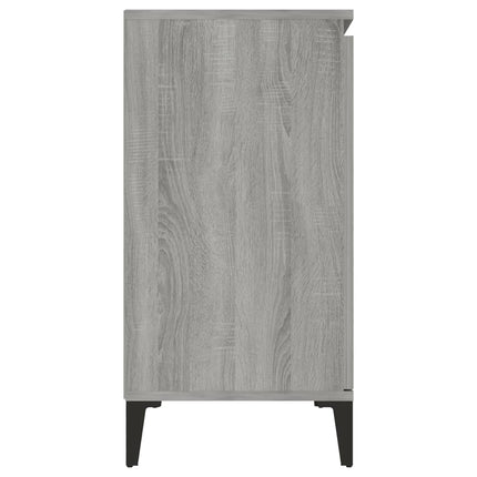 skænk 102x35x70 cm konstrueret træ grå sonoma-eg