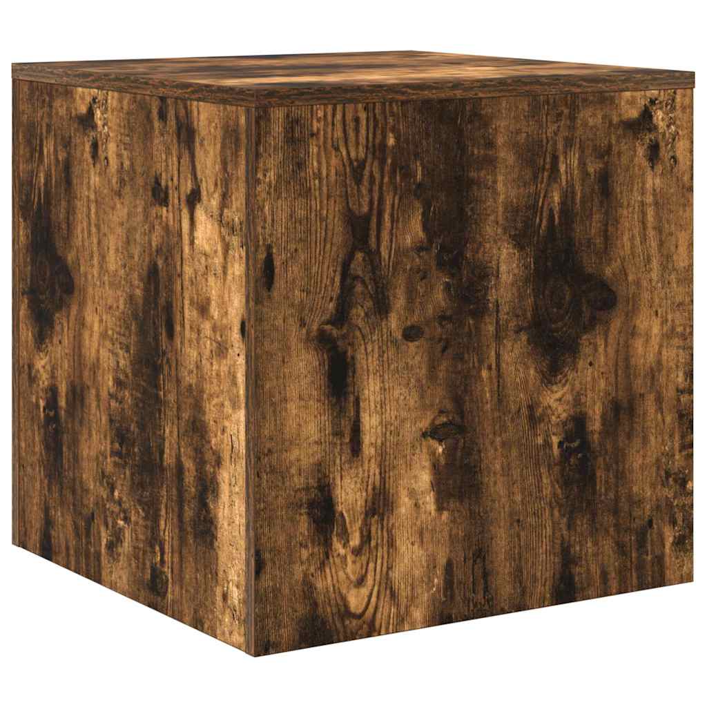 indskudsborde 3 stk. konstrueret træ røget egetræsfarve