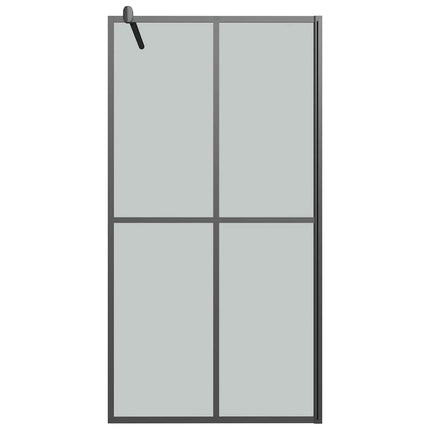 brusevæg 100x195 cm mørk hærdet glas