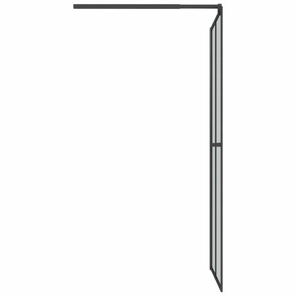 brusevæg 118x190 cm mørk hærdet glas