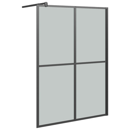 brusevæg 140x195 cm mørk hærdet glas