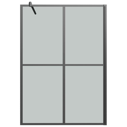 brusevæg 140x195 cm mørk hærdet glas