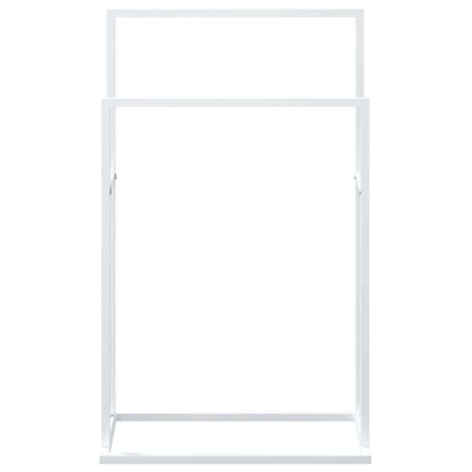 fritstående håndklædeholder 48x24x78,5 cm jern hvid
