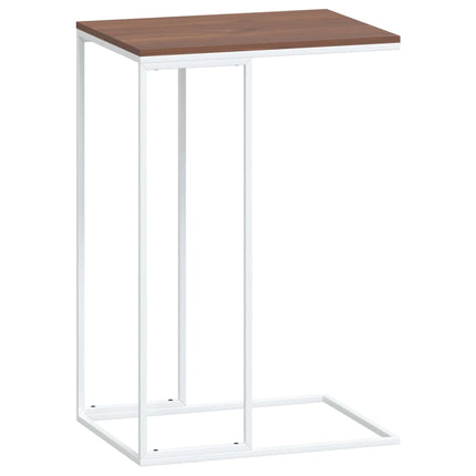 sidebord 40x30x59 cm konstrueret træ hvid