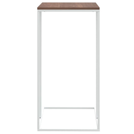 sidebord 40x30x59 cm konstrueret træ hvid