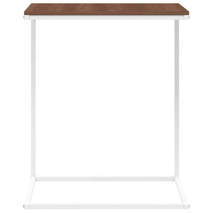 sidebord 55x35x66 cm konstrueret træ hvid