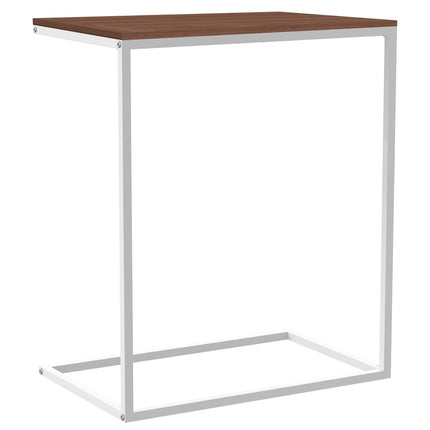 sidebord 55x35x66 cm konstrueret træ hvid