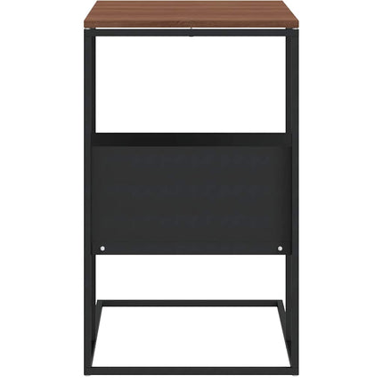 sidebord 55x36x59,5 cm konstrueret træ sort