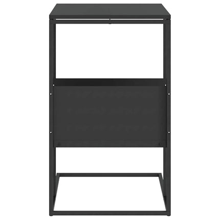 sidebord 55x36x59,5 cm konstrueret træ sort