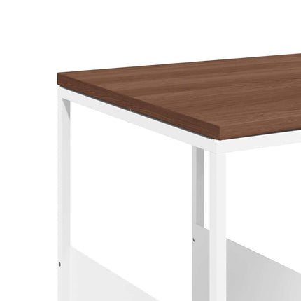 sidebord 55x36x59,5 cm konstrueret træ hvid