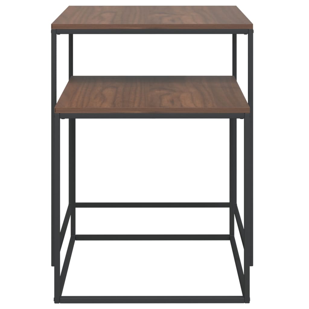 sofaborde 2 stk. konstrueret træ og metal