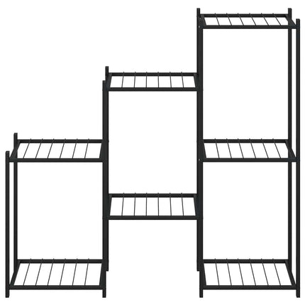 blomsterstativ 83x25x80 cm jern sort