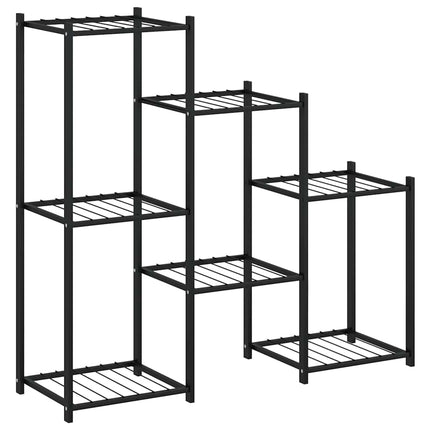 blomsterstativ 83x25x80 cm jern sort