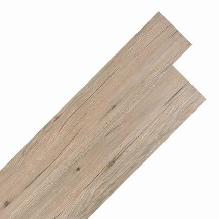 Gulvplanker 18 pcs Eg Brun 2,51 m² PVC