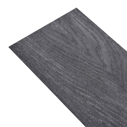 Gulvplanker 18 pcs Sort og Hvid 2,51 m² PVC