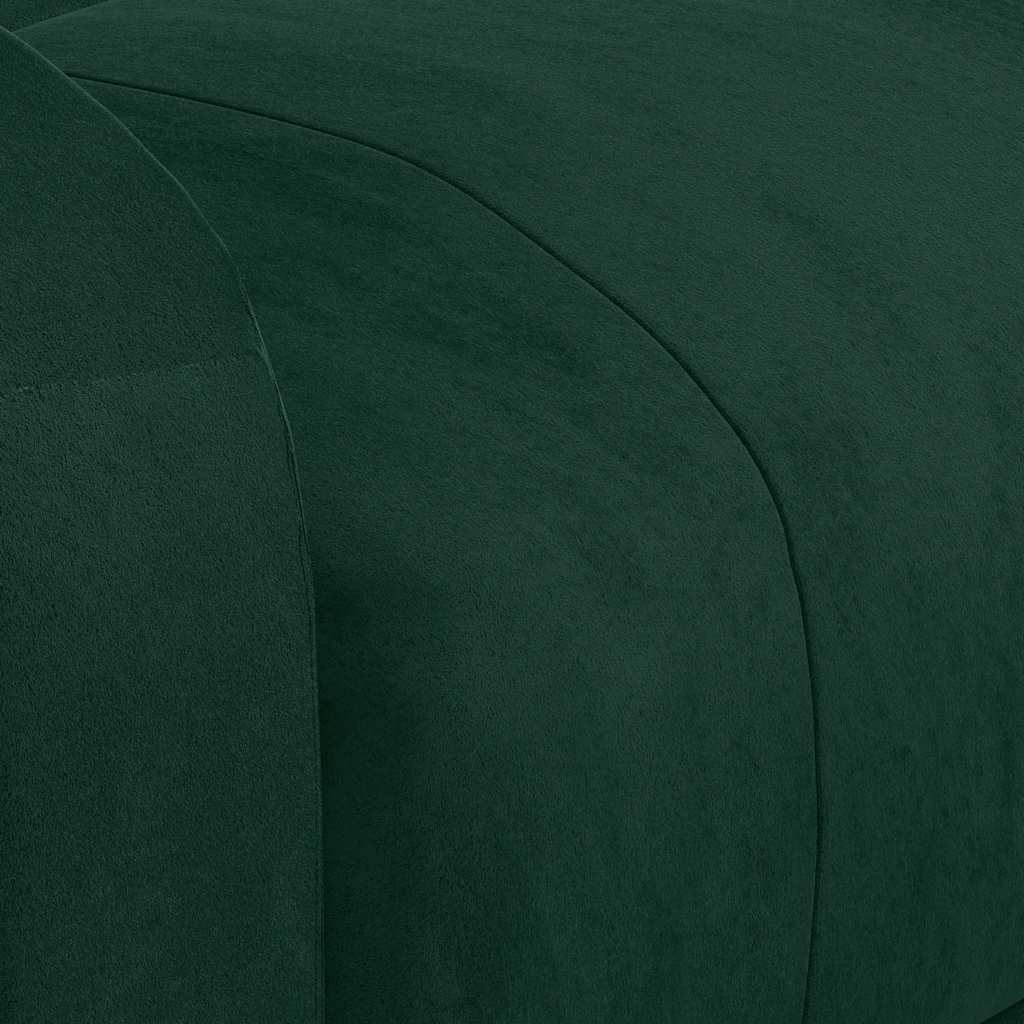eldrevet massagestol fløjl mørkegrøn