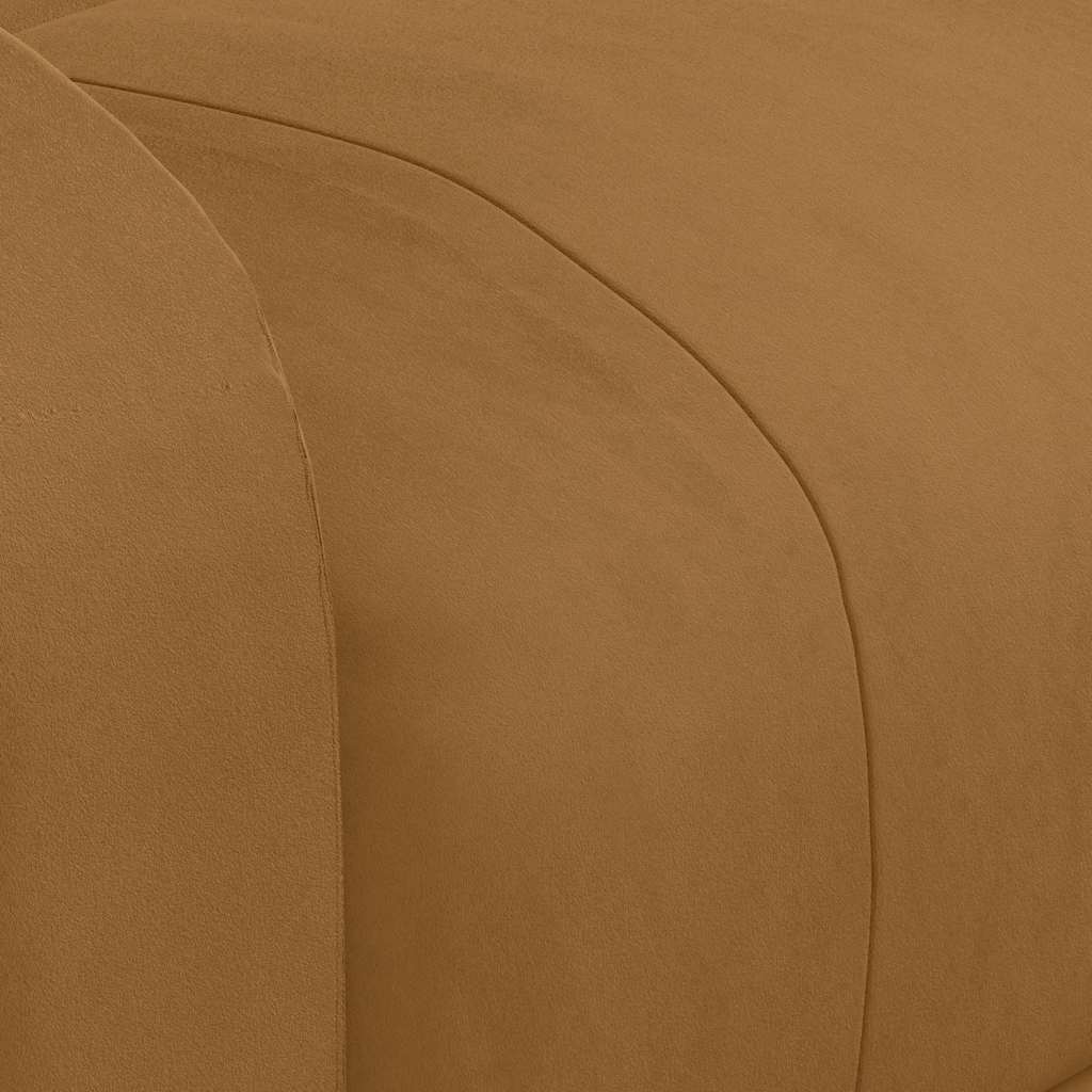 eldrevet massagestol fløjl brun