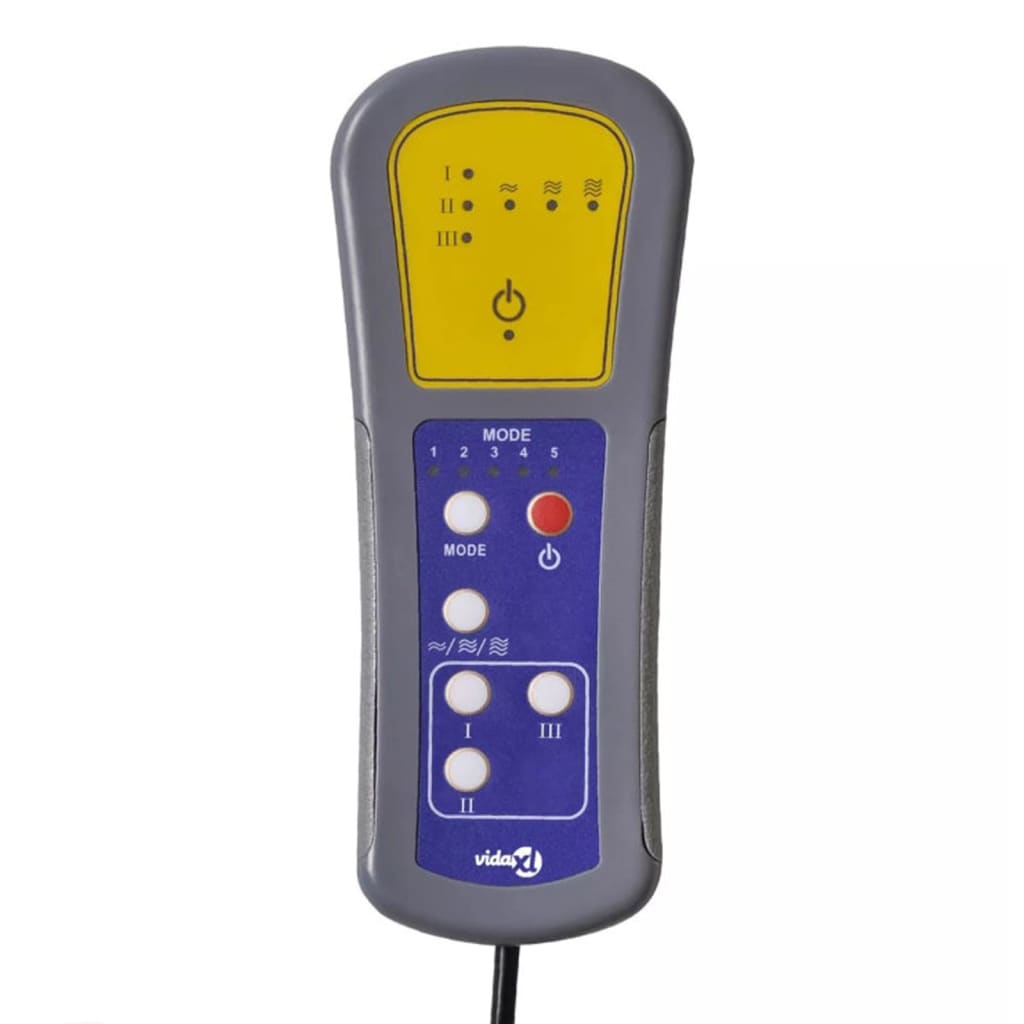 eldrevet massagestol kunstlæder sort