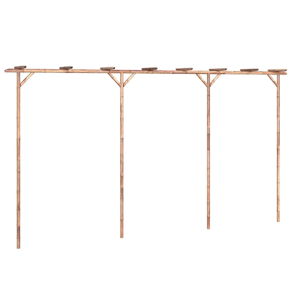 pergola 385x40x205 cm bambus
