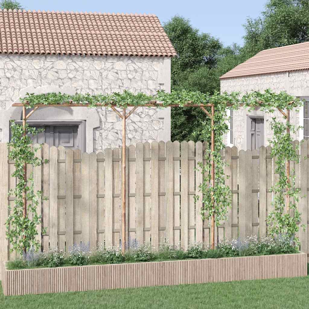 pergola 385x40x205 cm bambus