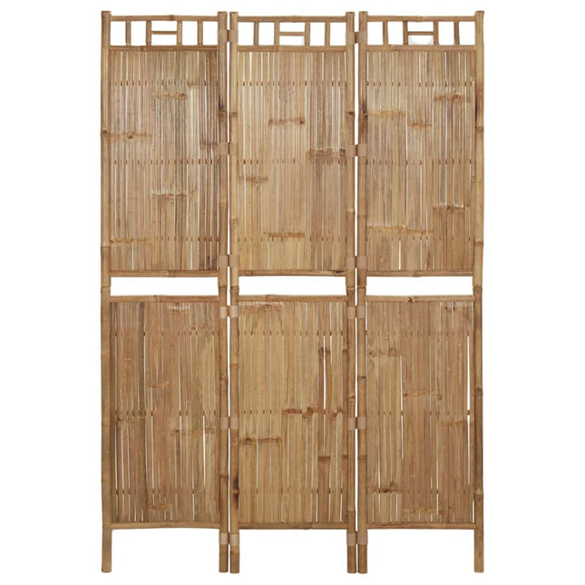 3-panels rumdeler 120x180 cm bambus
