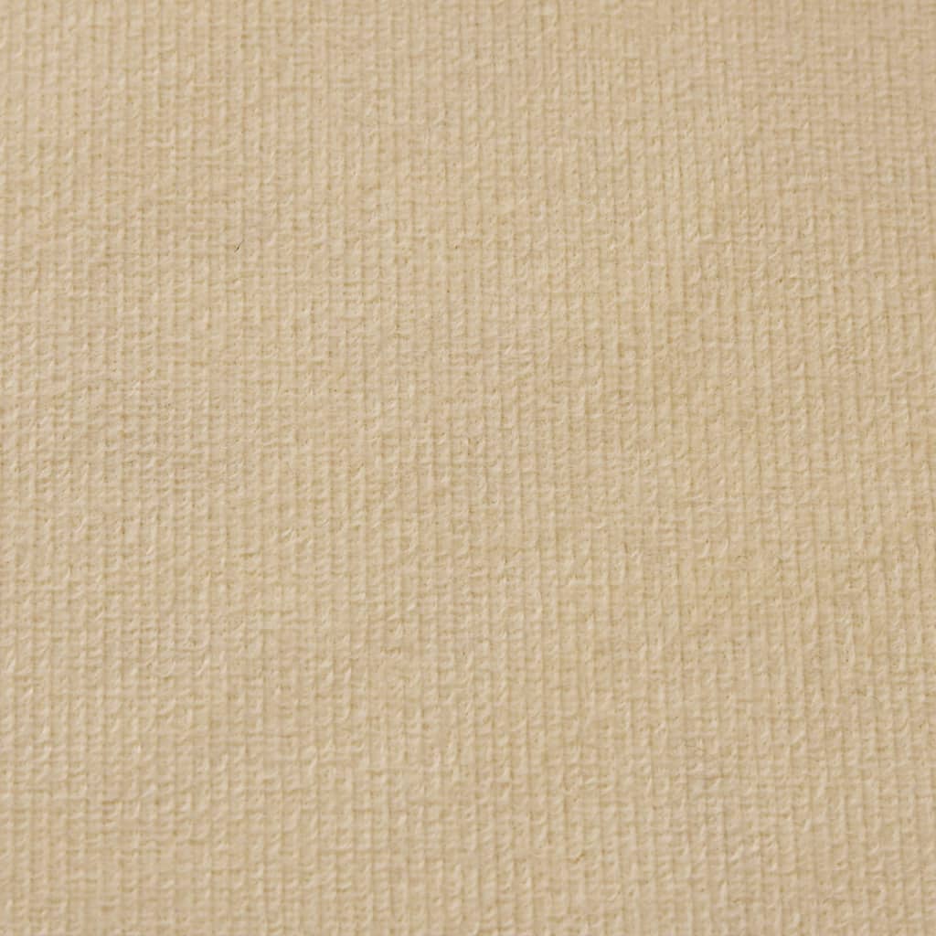 2-personers sofa til børn blødt plys cremefarvet