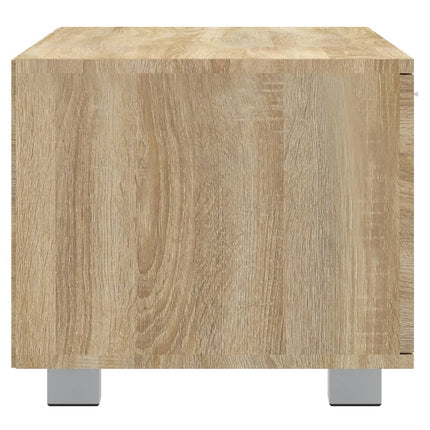 tv-bord 120x40,5x35 cm konstrueret træ sonoma-eg