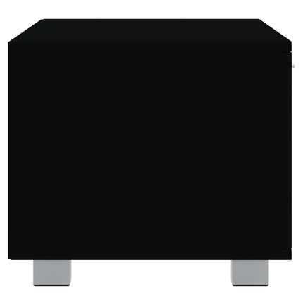 tv-bord 120x40,5x35 cm konstrueret træ sort