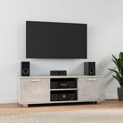 tv-bord 120x40,5x35 cm konstrueret træ betongrå