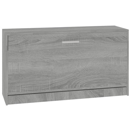 skoreol 80x24x45 cm konstrueret træ grå sonoma-eg