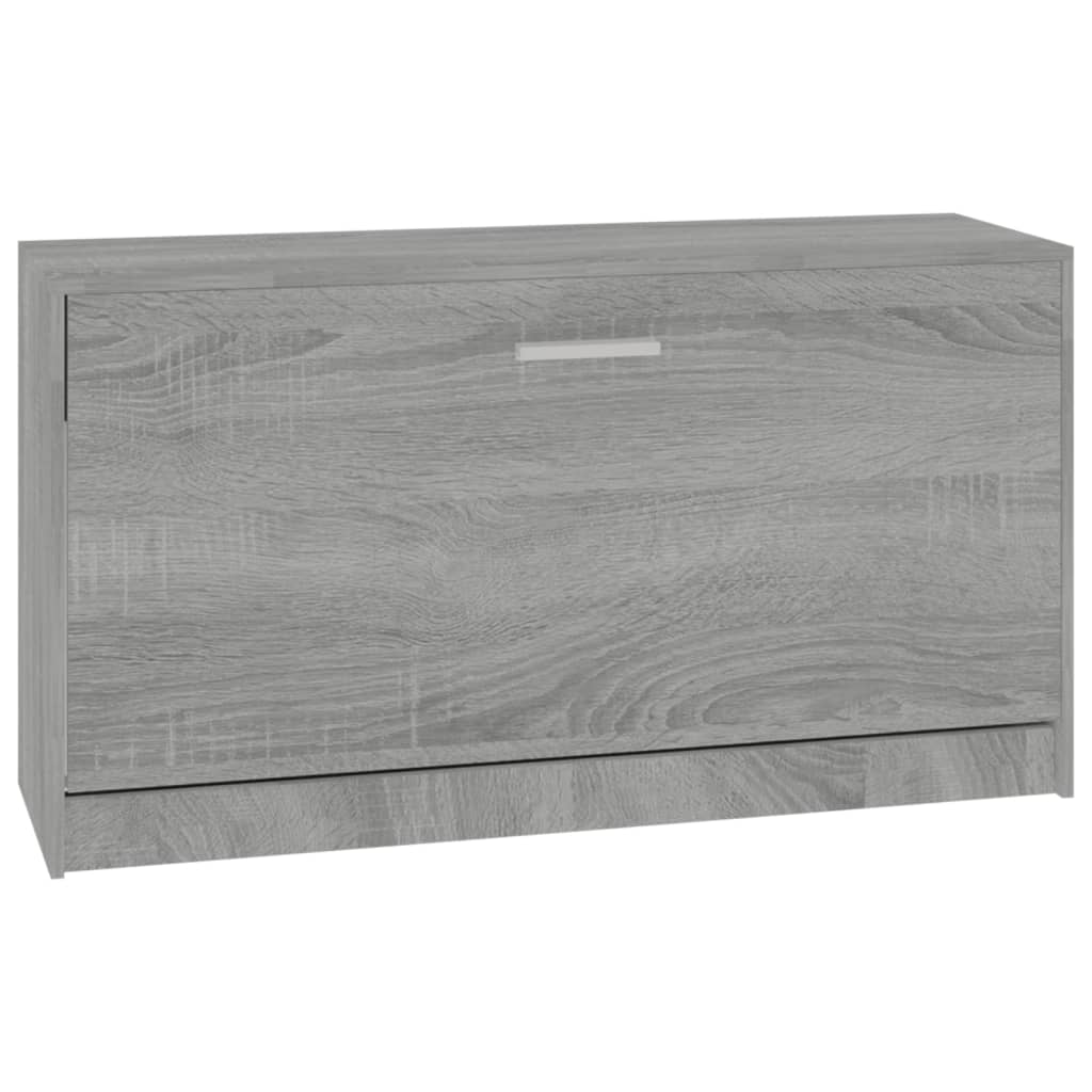 skoreol 80x24x45 cm konstrueret træ grå sonoma-eg