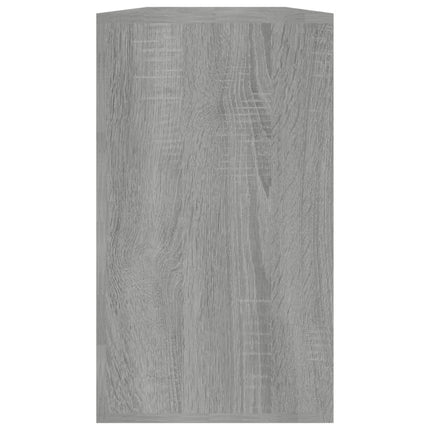 skoreol 80x24x45 cm konstrueret træ grå sonoma-eg