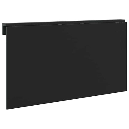 væghængt klapbord 100x60x56 cm konstrueret træ sort