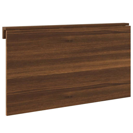 væghængt klapbord 100x60x56cm konstrueret træ brun egetræsfarve
