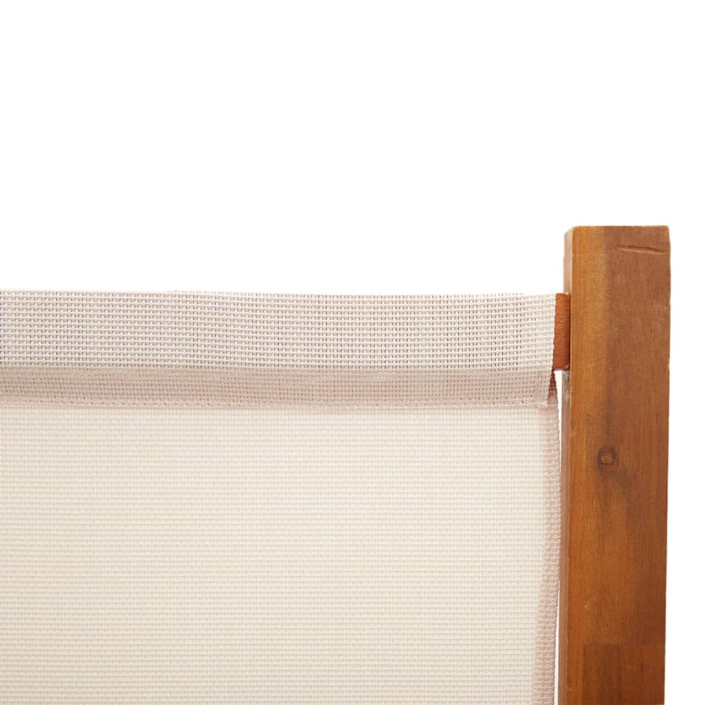 3-panels rumdeler 210x180 cm cremefarvet