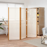 3-panels rumdeler 210x180 cm cremefarvet