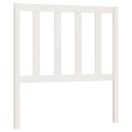 sengegærde 81x4x100 cm massivt fyrretræ hvid