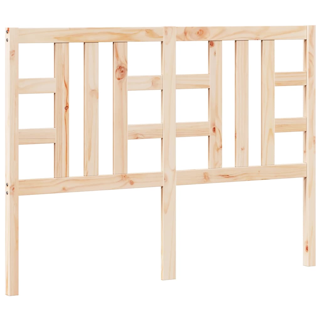 sengegærde 141x4x100 cm massivt fyrretræ