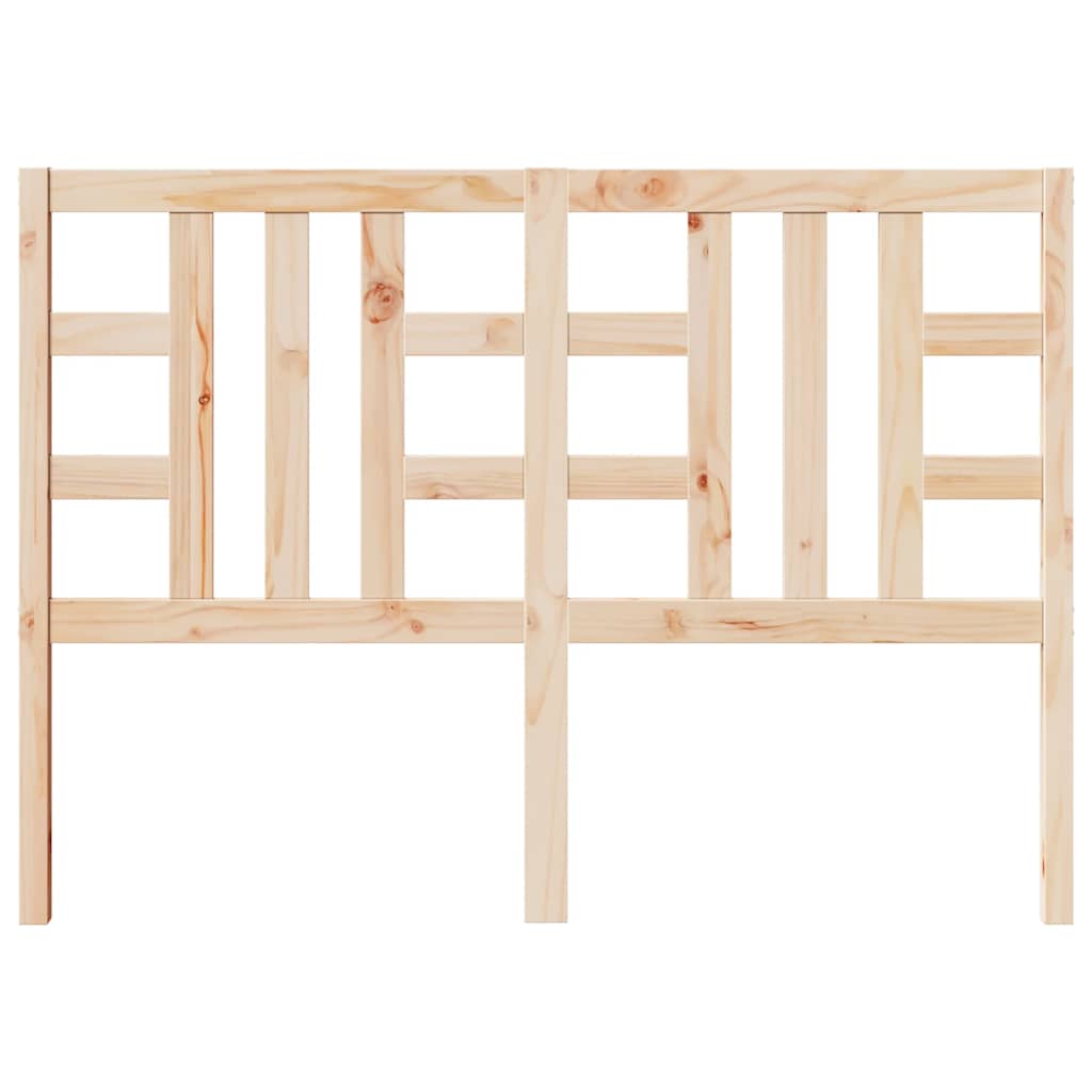 sengegærde 141x4x100 cm massivt fyrretræ