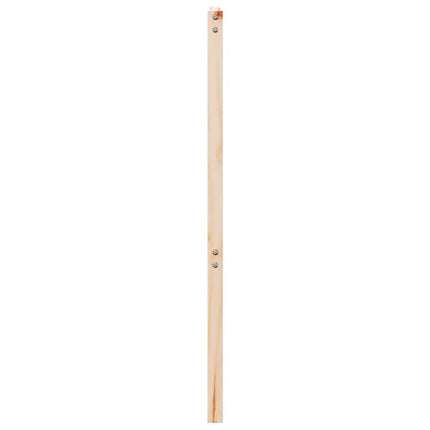 sengegærde 141x4x100 cm massivt fyrretræ