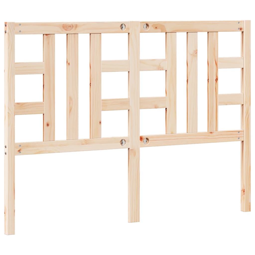 sengegærde 141x4x100 cm massivt fyrretræ
