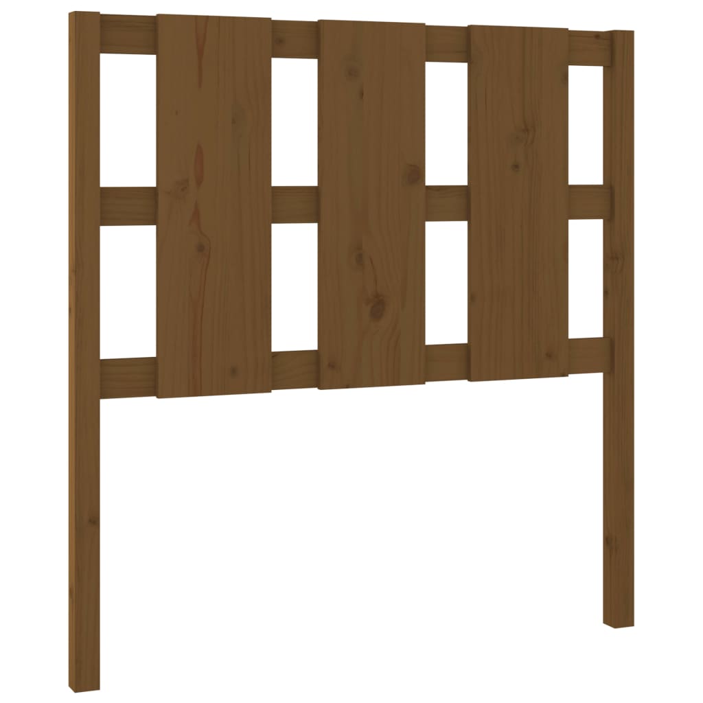 sengegærde 105,5x4x100 cm massivt fyrretræ gyldenbrun