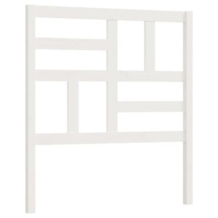 sengegærde 96x4x104 cm massivt fyrretræ hvid