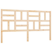 sengegærde 206x4x104 cm massivt fyrretræ