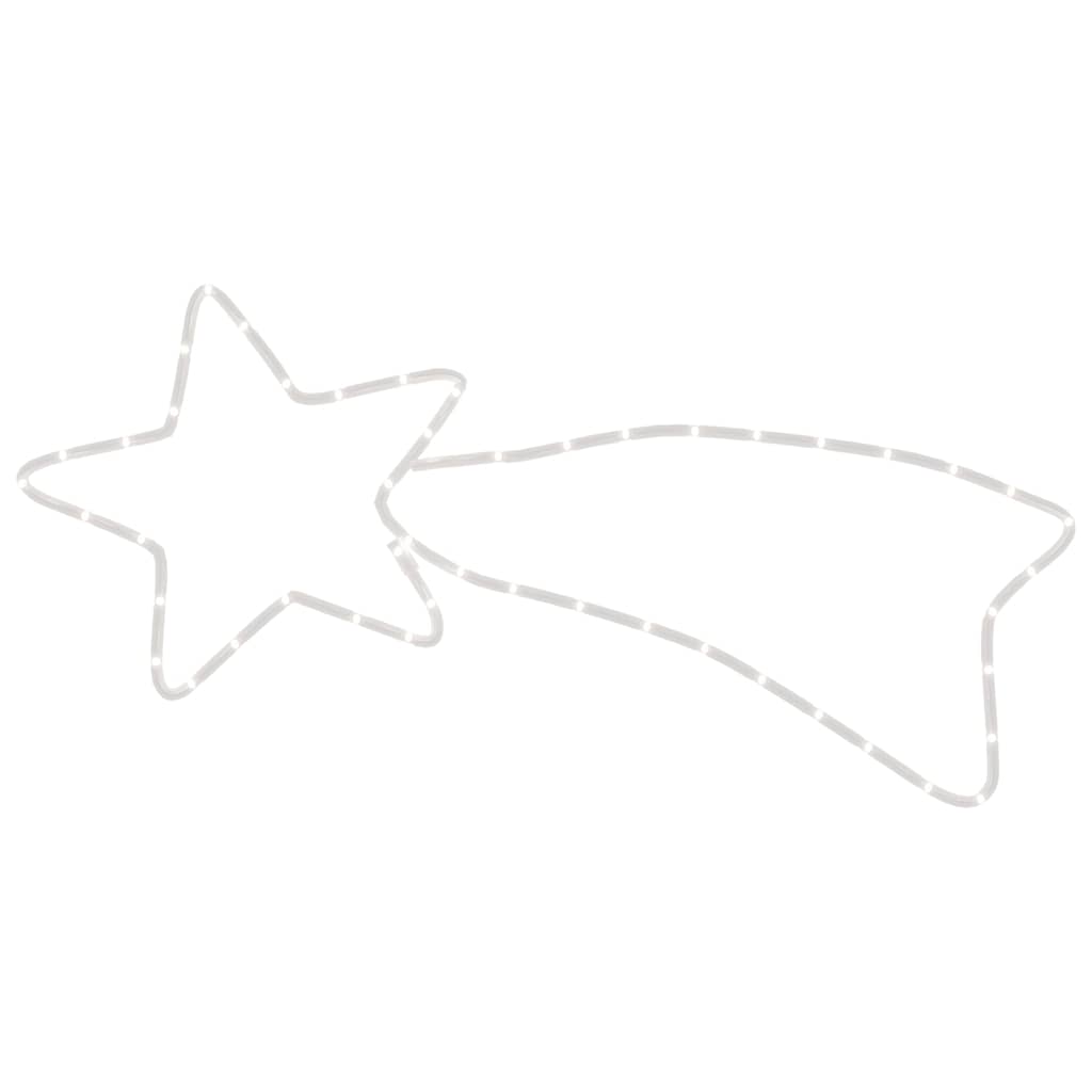 stjerneskud julefigur 48 LED'er 65x28 cm varmt hvidt lys